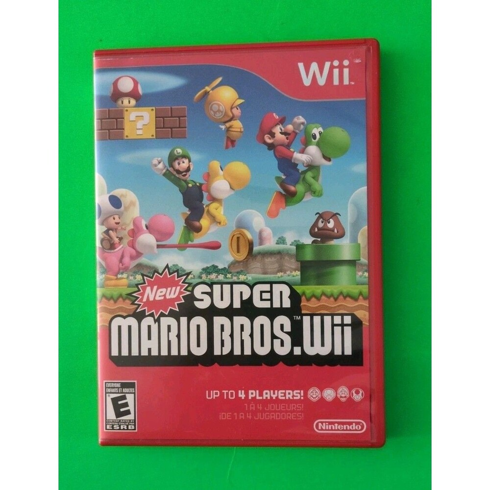 Nintendo New Super Mario Bros. Wii (Wii) Multiplayer E NTSC-U/C Super Mario